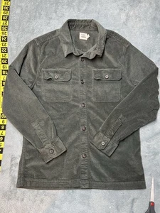 Flint And Tender Cord Overshirt Herren M grün Taschen Preppy Outdoor Stretch - Bild 1 von 8