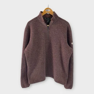 Kuhl Thor Sweater Mens Size XL Maroon ThermoKore Wool Fleece 1/4 Zip Pullover - Picture 1 of 12