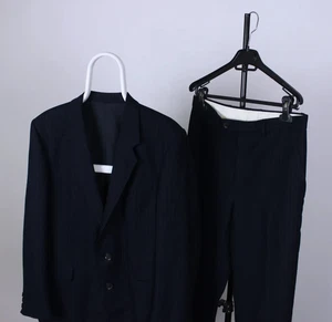 Gucci uniform suits men wool blue nova S M heavy - Picture 1 of 23