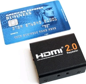 HDMI 2.0 repeater SUPPORT 4KX2K, 3D Super Mini NWT Fast Shipping USA - Picture 1 of 5