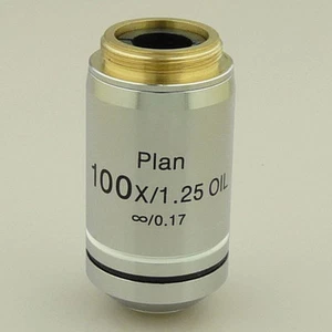 100X (OIL) INFINITY PLAN ACHROMATIC MICROSCOPE OBJECTIVE INFINITE SPRING LENS - Picture 1 of 3