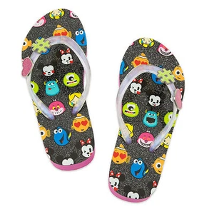 Sandalias chanclas emoji Disney Store zapatos de natación niños talla 9/10 - Imagen 1 de 2