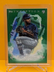 2019 Topps Inception - Green #61 Touki Toussaint (RC) Atlanta Braves