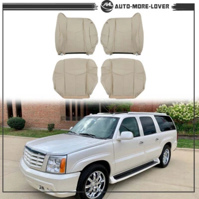 Cubierta de asiento delantera ambos lados bronceada inferior y trasera para Cadillac Escalade 03 04 2005 2006 Foto 1 de 4