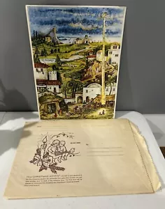 Vintage Paper Advent Christmas Calendar Western Germany By Stuttgart-Rohr - Picture 1 of 9