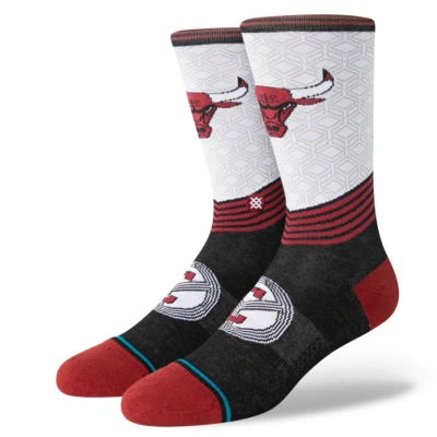 Chicago Bulls NBA Basketball Stance 2022/2023 City Edition Socks Large - 1 Pair - Image 1 of 3