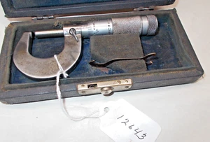 Brown & Sharpe Machinists 0-1" Mikrometer (0,0001"), Schraubenschlüssel & Aufbewahrungsbehälter - Bild 1 von 4