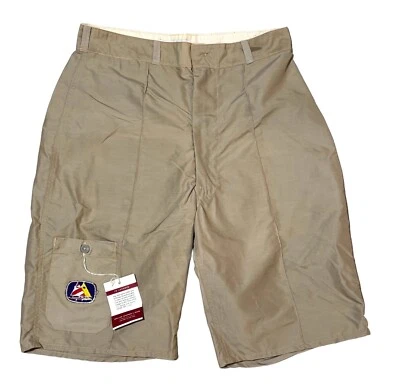 Vintage Skinner Sailing Shorts Mens Size 30 Nylon Leather Seat Rowing Fishing - Image 1 of 4