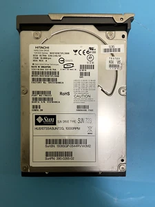 SUN 73GB 10K Ultra-320 SCSI 3.5" HDD w/Caddy , 390-0265 - Picture 1 of 3