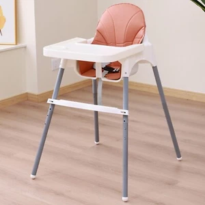 XCJump Adjustable Baby High Chair with Tray, Footrest & 5-Point Harness for 6M–6 - Picture 1 of 32
