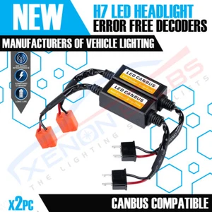 Juego decodificador antiparpadeo resistencias advertencia sin errores Canbus H7 LED faro - Imagen 1 de 6