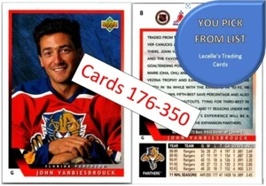 1993-94 Upper Deck 93 UD NHL cartes de hockey (176 - 350) - U-Pick From List - Photo 1 sur 235