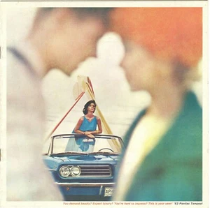 Pontiac Tempest Le Mans Cabrio Coupè Berlina Wagon 1963 NOS brochure vendita - Foto 1 di 1