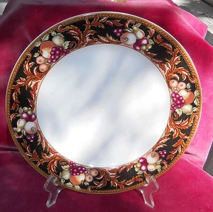3 VITROMASTER AVALON SALAD PLATES FRUIT PEAR GRAPES APPLES - Picture 1 of 2