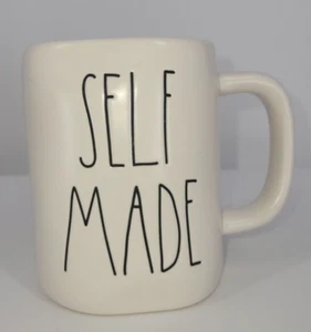 Rae Dunn Coffee Mug Self Made Wobbly X Lg.Novelty Dishwasher Safe Artisan Coll. - Picture 1 of 8