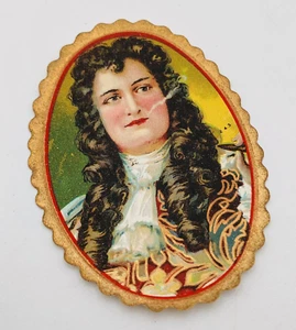 Upper Ten Cigar Box Label Full Color Tobacco Lithograph Embossed Vintage - Picture 1 of 12