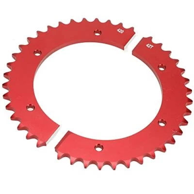 通用分体链轮 420 链 42 齿后驱动轮铝  — 第 1/4 张图片