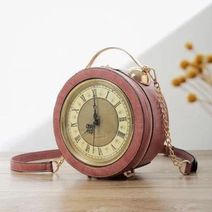 Chic Bag New fashion personality Real clock purse handmade handBag shoulder bags - Picture 1 of 14