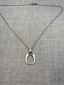 James Avery Mauritius Charm Pendant Sterling .925 Medium Cable Chain Necklace - Picture 1 of 11