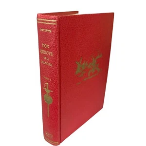 Don Quixote De La Mancha Tomo 1 Miguel De Cervantes 1972 Grolier Jackson Mexico - Picture 1 of 14