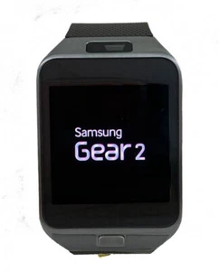 Samsung Watch Gear 2 SmartWatch w. Front Camera - Black and Brown - Picture 1 of 14