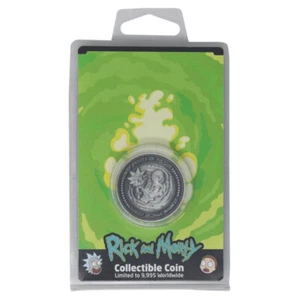 Rick & Morty pièce de collection numérotée Limited Edition Coin 290135 - Imagen 1 de 5