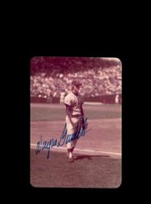 Wayne Garrett Signed Original 1970`s 4x5 Snaphot Photo New York Mets At Cubs 