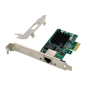 PCIe X1 Ethernet Gigabit network Card 1000Mbps 1Gbps RJ45 Port server lan Card - Picture 1 of 4