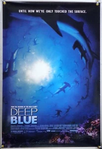 TIEFBLAU GEROLLTES ORIGINAL EINBLATT FILMPOSTER DAVID ATTENBOROUGH DOCU (2003) - Bild 1 von 1