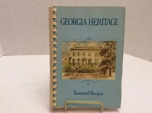 Georgia Heritage Treasured Recipes Cookbook Colonial Dames of America 1979 - Picture 1 of 9