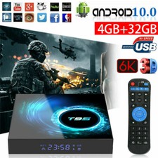 T95 Android 10.0 TV Box Quad Core16/32/64GB HD Media Player WIFI HDMI 