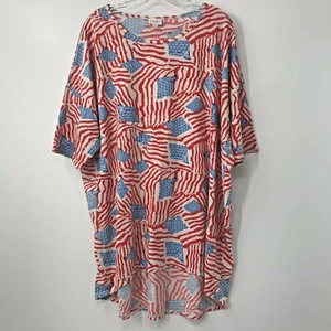 LULAROE 4 de Julio Patriótico Americana Irma Camisa Talla 2XL - Imagen 1 de 6