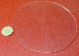 Disco circular acrílico transparente de 1/8" (.118") de grosor x 6.00" de diámetro 5 piezas - Imagen 1 de 11
