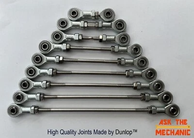 M6 Rod Ends RH & LH Thread Rose Joint Tie Track Rod End Motorcycle Gear Linkage - Image 1 of 3