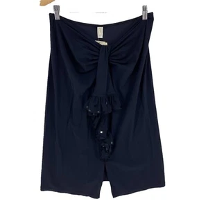 RRP €164 GOTTEX Black Sleeveless Cowl Neck Strapless Mini Shift Dress Size M - Picture 1 of 10