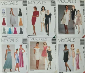 8621 8682 7441 7609 7689 7423 McCalls Formal pattern dress prom classy cute 90s - Picture 1 of 23