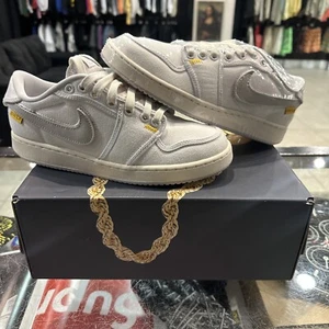 [DO8912-101] Mens Air Jordan Retro 1 AJKO Low SP 'Union White Canvas' 6.5M - Picture 1 of 6