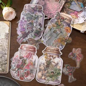 20Pcs Vintage Flower Fairy Children Stickers Junk Journal Scrapbooking Sticker - Picture 1 of 12