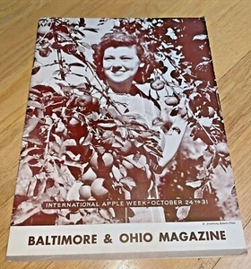 October 1941 BALTIMORE & OHIO RAILROAD Magazine 64 pages - Foto 1 di 12