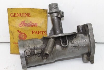 Cuerpo de carburador Indian Chief Schebler DLX-108 1935-38 RARO buen estado Foto 1 de 4