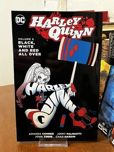 Harley Quinn Vol 6 Black White Red All Over (DC Comics 2017, Trade Paperback) - Picture 1 of 3