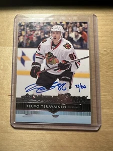 2015-16 UD Buybacks 2014-15 Young Guns TEUVO TERAVAINEN Auto /86 - Picture 1 of 2
