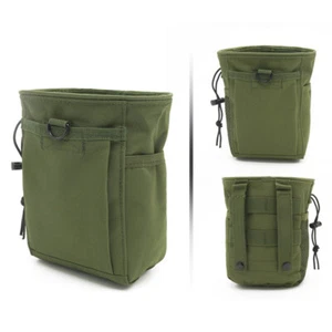Outdoor Tactical Recycle Pouch Camping Hiking Molle Collect Waist Debris Pouch - Picture 1 of 22
