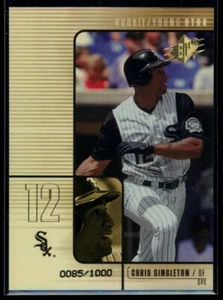 CHRIS SINGLETON 2000 SPx Rookie/Young Star #115 85/1000 - Picture 1 of 2