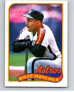 1989 O-Pee-Chee Baseball #252 Billy Hatcher  Houston Astros V95885