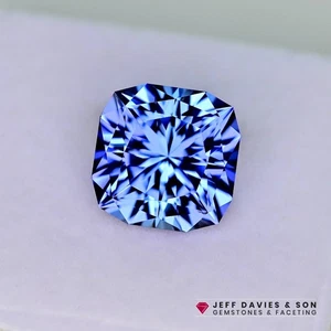 Precision Cut - 11.81ct LAB Cornflower Blue Sapphire - Pulled Czochralski - Picture 1 of 2