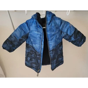 Kids 3T Blue Full Zip Hooded Pacific Trail Puffer Jacket - Picture 1 of 6