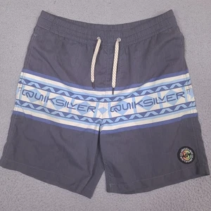 Quiksilver Swim Trunks Shorts Youth Boys XL (16) 28-Waist Surf Beach Logo - Picture 1 of 16