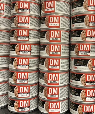 Purina DM Pro Plan Dietetic Management Wet Cat Food 24 Loose Cans 5.5 oz, READ - Image 1 of 2