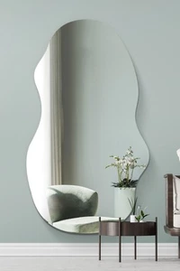 The Lacuna New Extra Large Frameless Pond Mirror - 63" X 28" (160CM X 70CM) - Picture 1 of 8